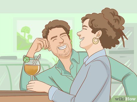 Turn your body toward your date and lean in.