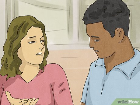 The best option is to have a calm talk with your boyfriend.