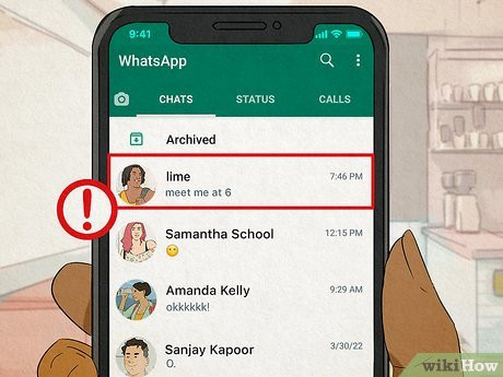 Any of her Android or iPhone contacts that have WhatsApp will appear as contacts in the WhatsApp contact list.