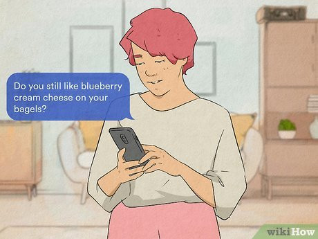 Ask them about a hobby or interest to start up a conversation.