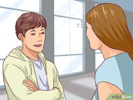 Step 2 Respond in a relaxed manner if she says something in an awkward way.