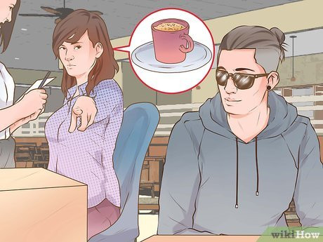 Step 2 Send him a drink.