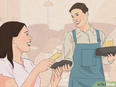 Step 4 Offer to pay for the drinks.