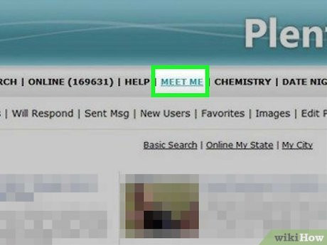 Step 5 Click Meet Me near the top of the page.