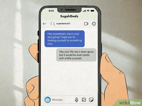 Step 1 Stick to messaging primarily on the sugar dating app.