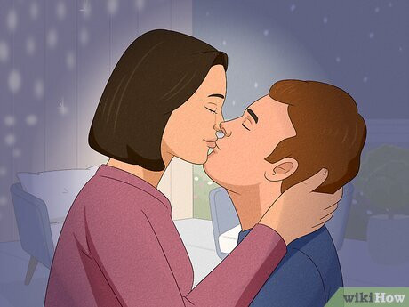 Step 2 Notice how easy it is to kiss him.