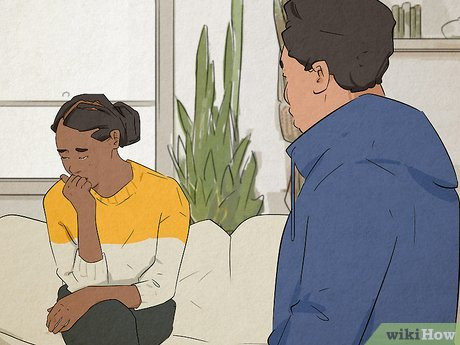 Step 3 She plays the victim.