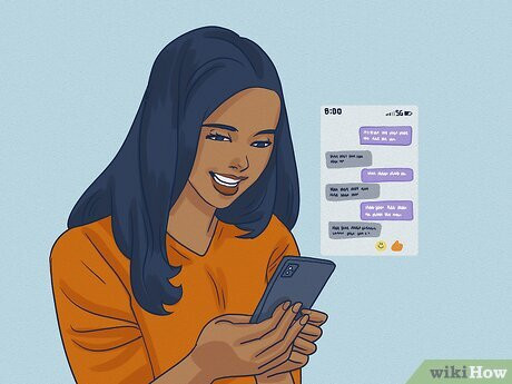 Step 2 Focus on messaging your matches rather than swiping for new ones.