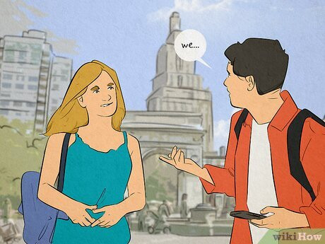 Step 1 He says “us" or “we” instead of just “I.”